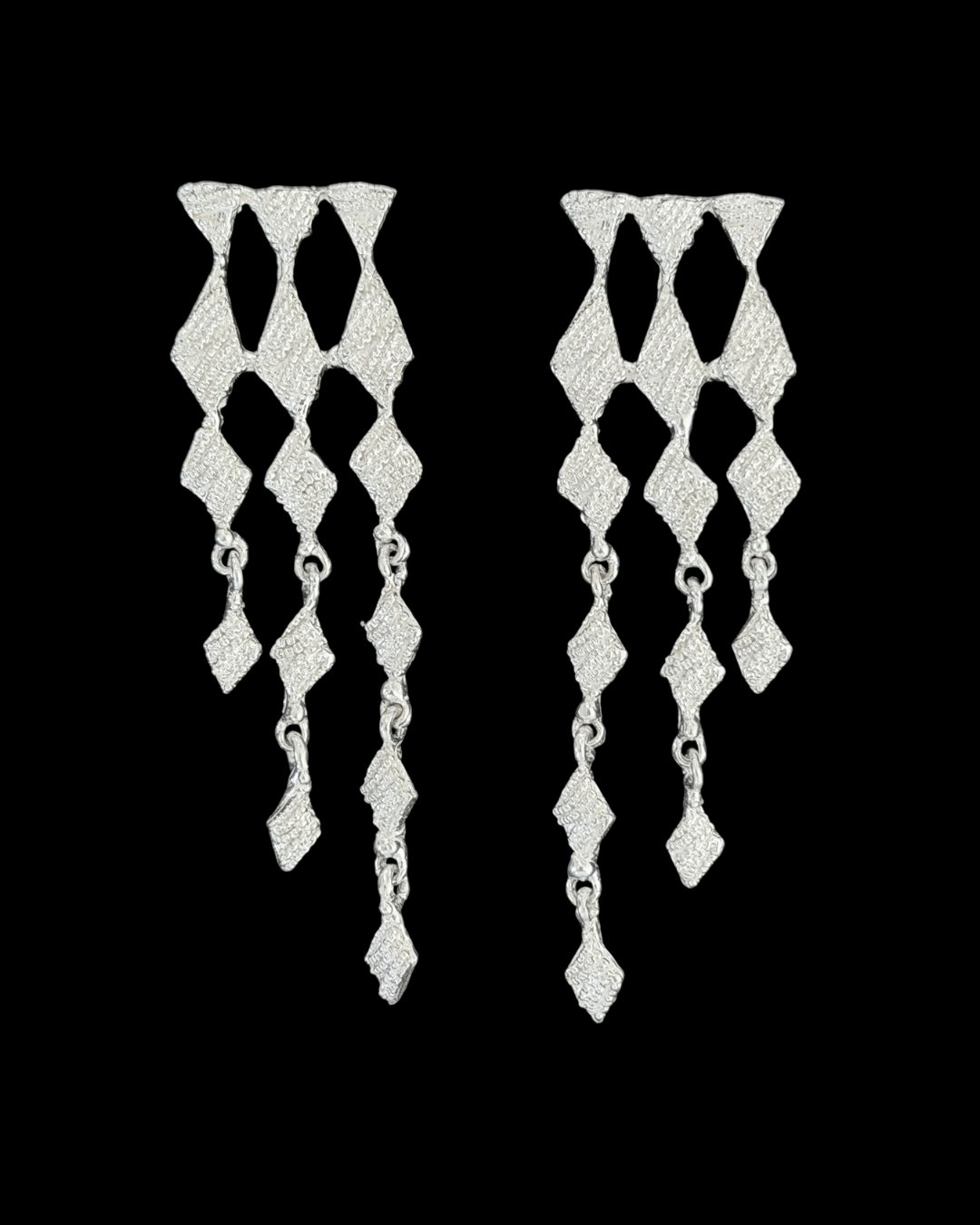 The Exquisite Sinner Earrings - Silver